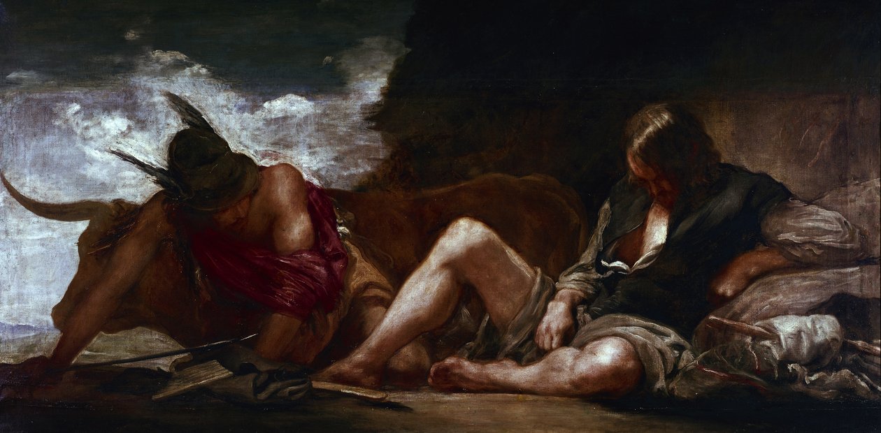 Mercury and Argo, ca. 1659 (olje på lerret) av Diego Rodriguez de Silva y Velazquez