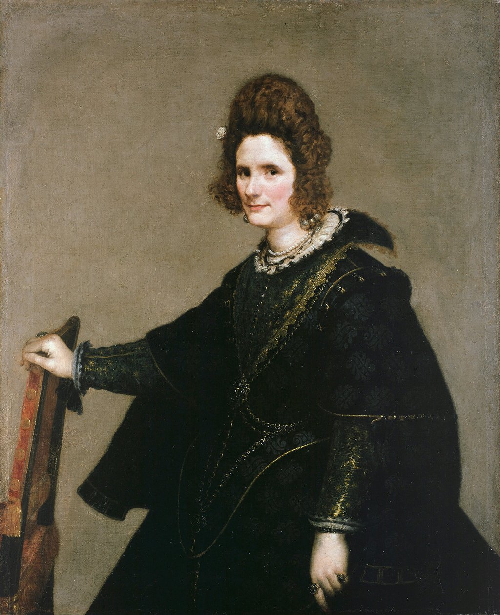""Portrett av en kvinne"" Maleri av Diego Velasquez (1599 - 1660) Ec. Esp. 1630 ca Berlin Staatliche Museen av Diego Velázquez