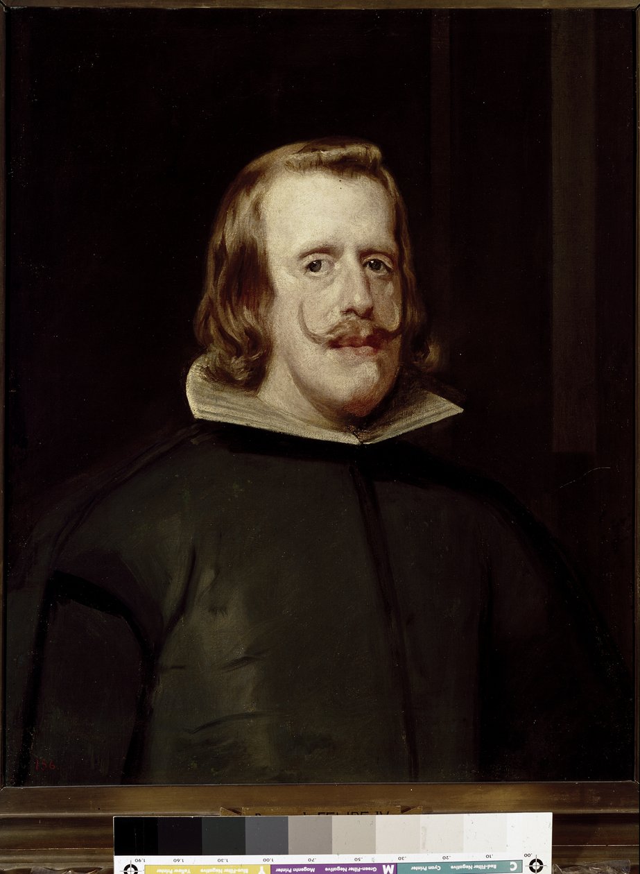 Portrett av Filippo IV av Spania av Diego Rodriguez de Silva y Velazquez