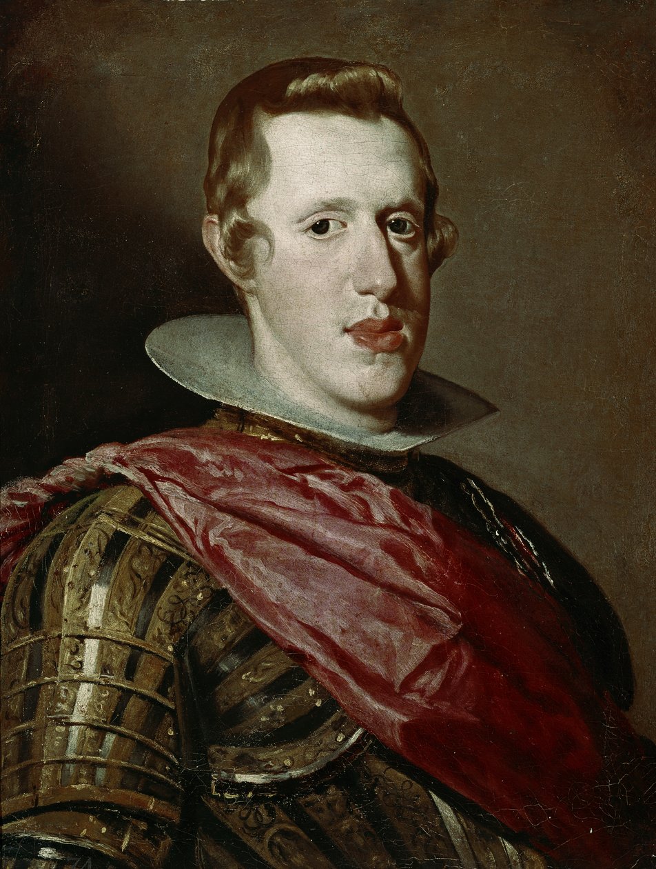 Portrett av Filippo IV av Spania med rustning, ca. 1625-1628 (olje på lerret) av Diego Rodriguez de Silva y Velazquez