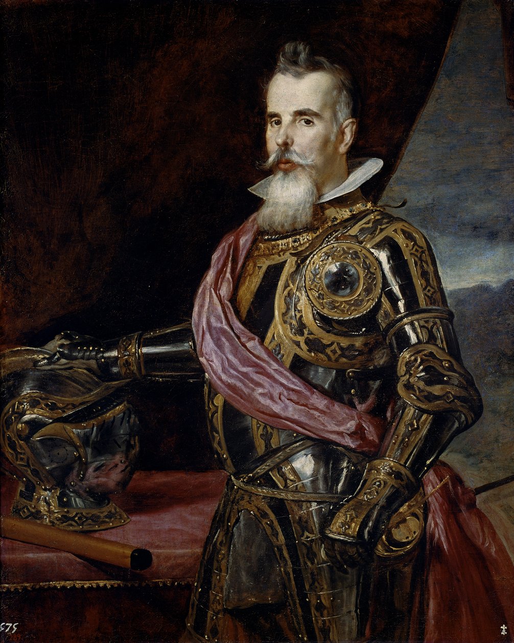 Portrett av Juan Francisco Pepper, greve av Benevento av Diego Rodriguez de Silva y Velazquez