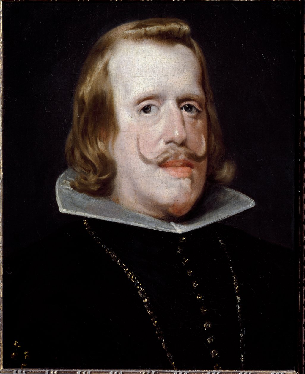 Portrett av Filip IV, konge av Spania, ca. 1652-1653 (olje på lerret) av Diego Velázquez