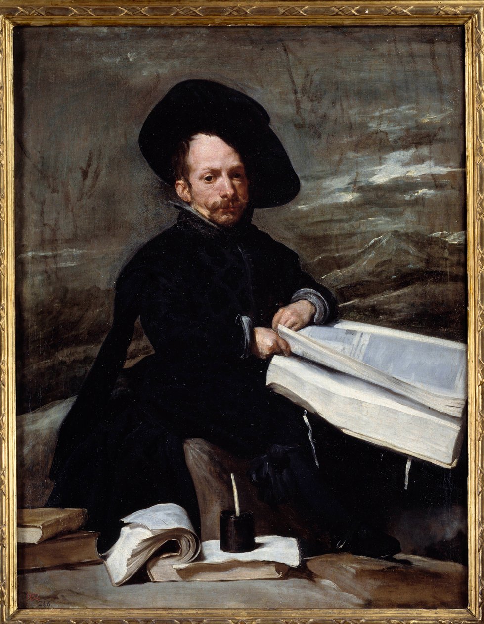 Portrett av narren Diego de Acedo sier fetteren. Maleri av Diego Rodriguez de Silva og Velasquez (1599-1660) av Diego Velázquez