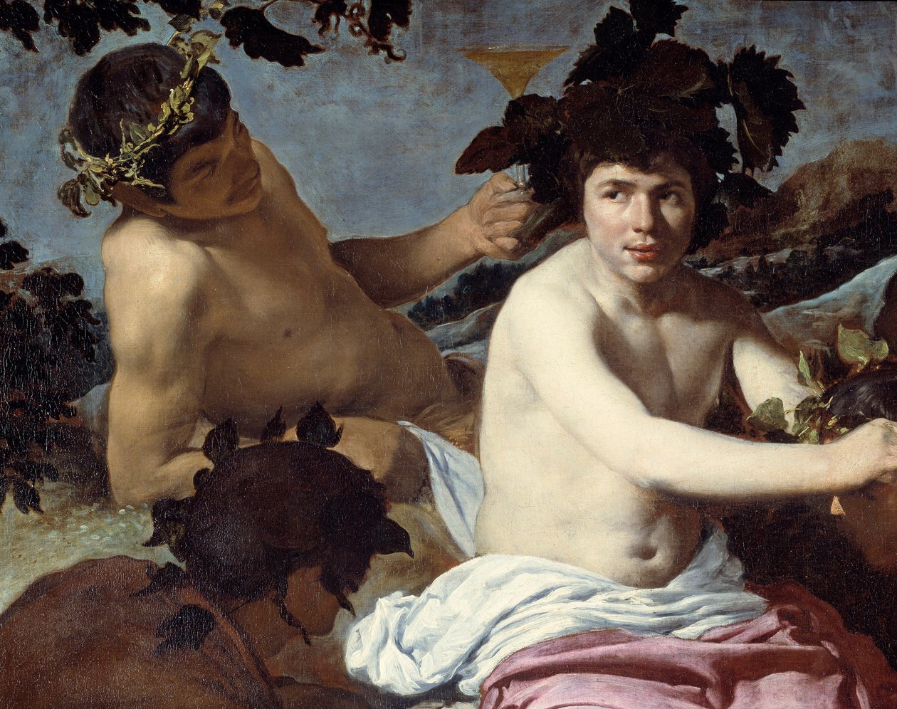 Triumfen til Bacchus eller "The drunks" Detalj. Maleri av Diego Rodriguez de Silva y Velasquez (1599-1660) rundt 1639-1642. Dim. 1,65x2,25 m Madrid, Prado-museet av Diego Velázquez
