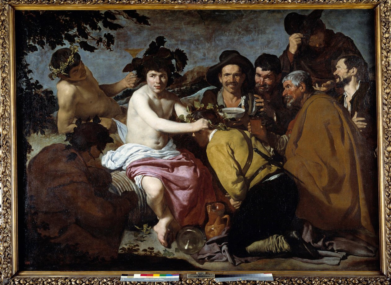 Triumfen til Bacchus eller "" the drunks"" maleri av Diego Rodriguez de Silva y Velasquez av Diego Velázquez