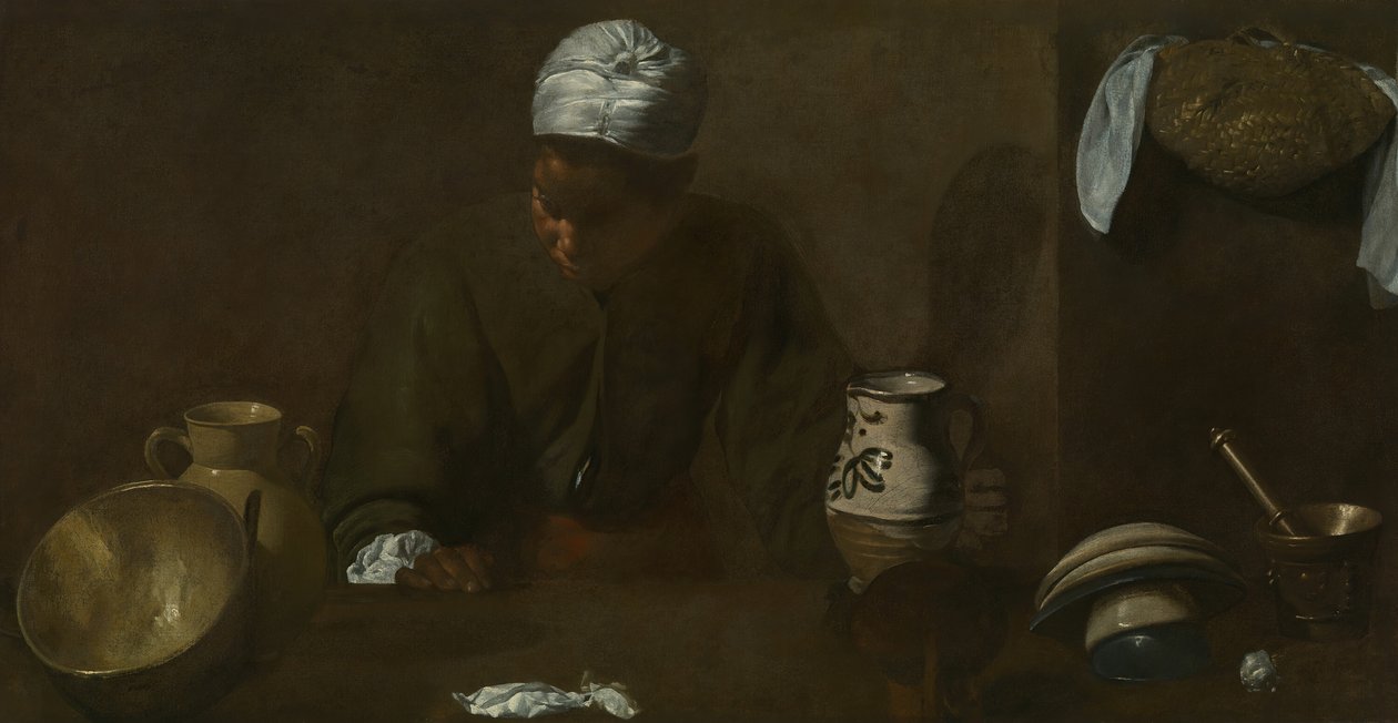 Kjøkkenscene, 161820. av Diego Velasquez