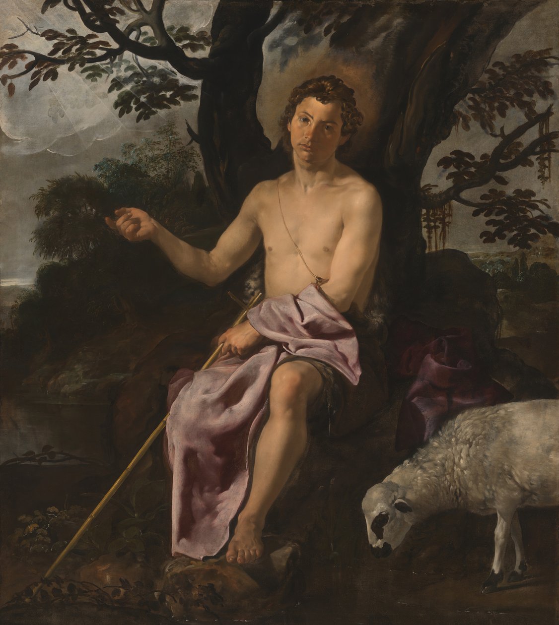 Døperen Johannes i villmarken, ca. 1622. av Diego Velasquez