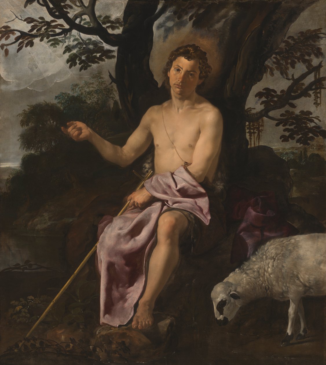 Døperen Johannes i villmarken av Diego Velázquez