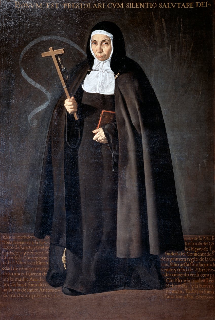 Abbedisse Jeronima de la Fuente, 1620. av Diego Velázquez