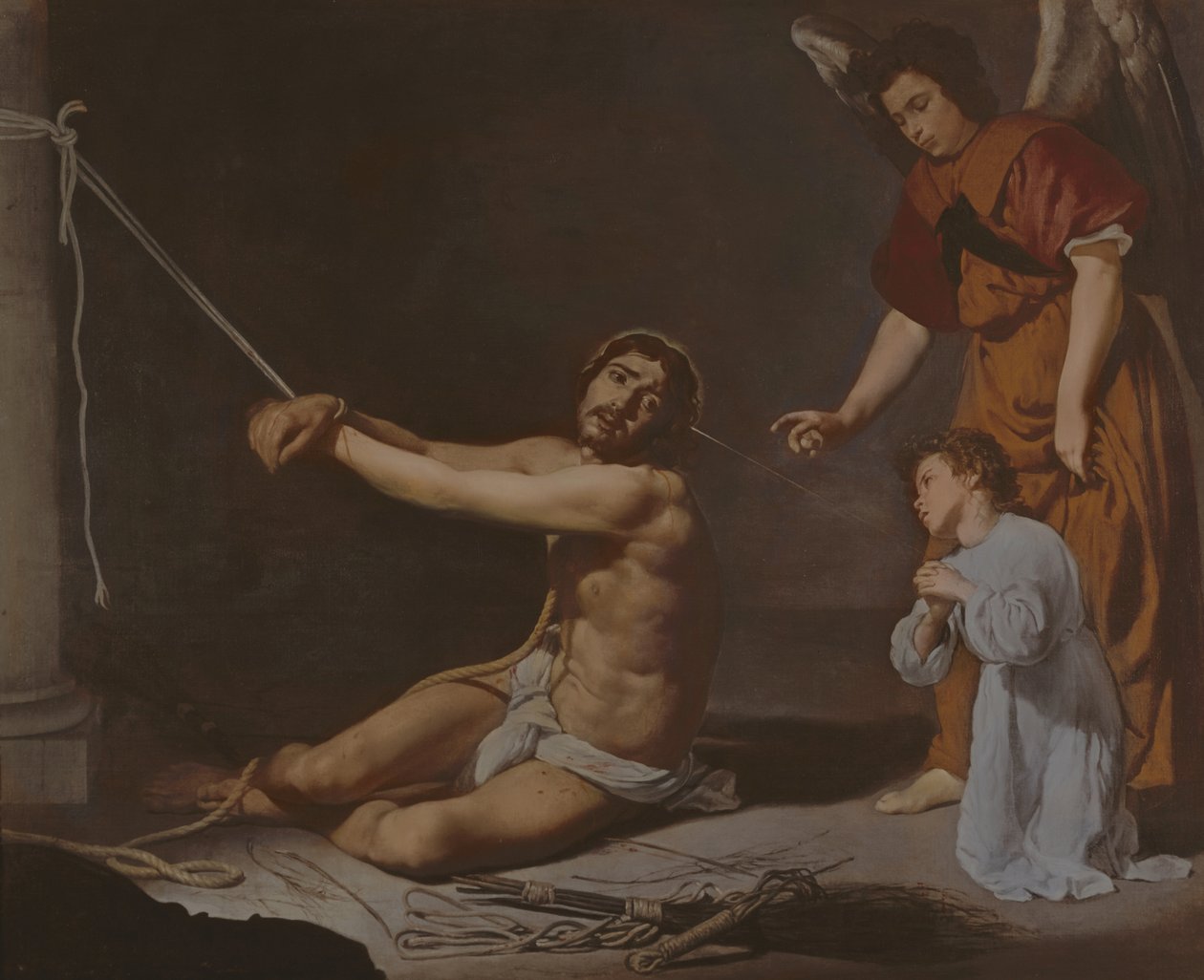 Kristus etter flisingen som den kristne sjel betraktet, ca. 1628-9 av Diego Velázquez