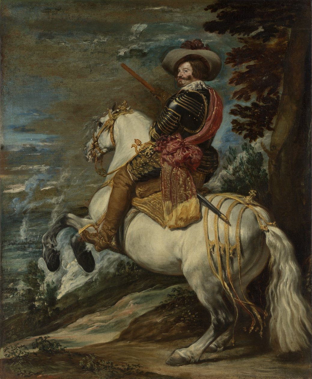 Don Gaspar de Guzmán 1587-1645, grevehertug av Olivares, ca. 1635. av Diego Velázquez
