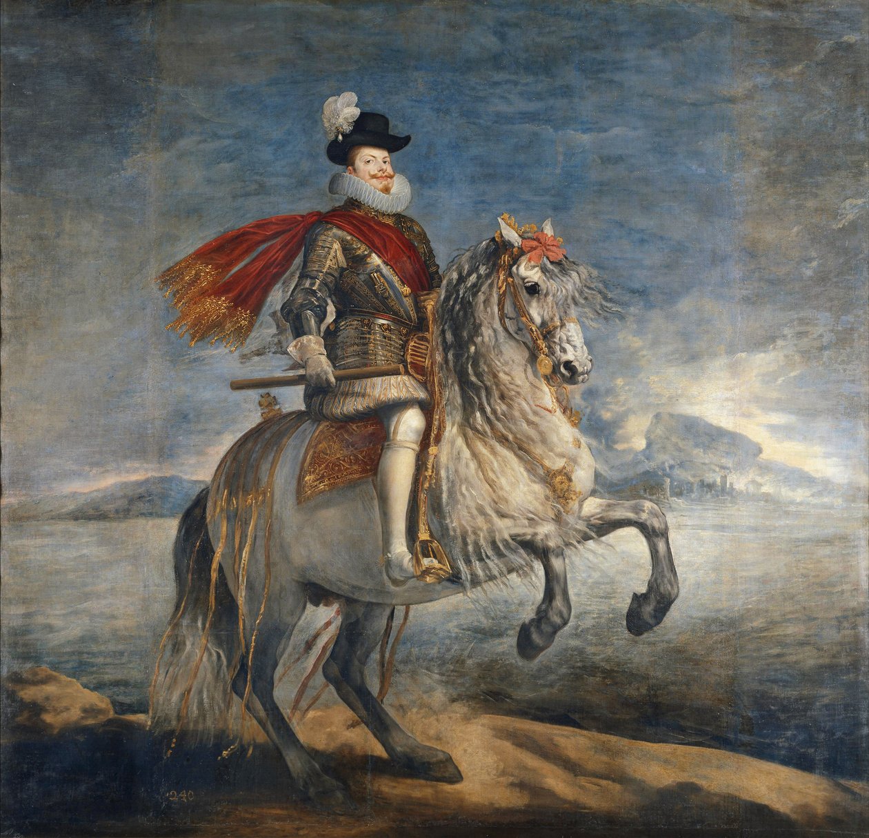 Rytterportrett av Filip III (1578-1621) ca. 1628-35 av Diego Velázquez