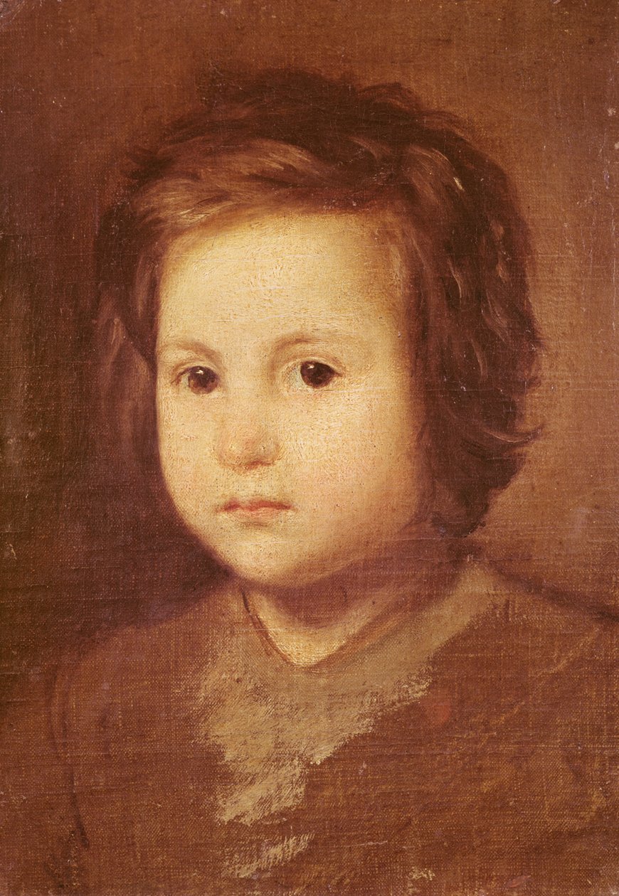 Overhode for et barn, 1650 av Diego Velázquez