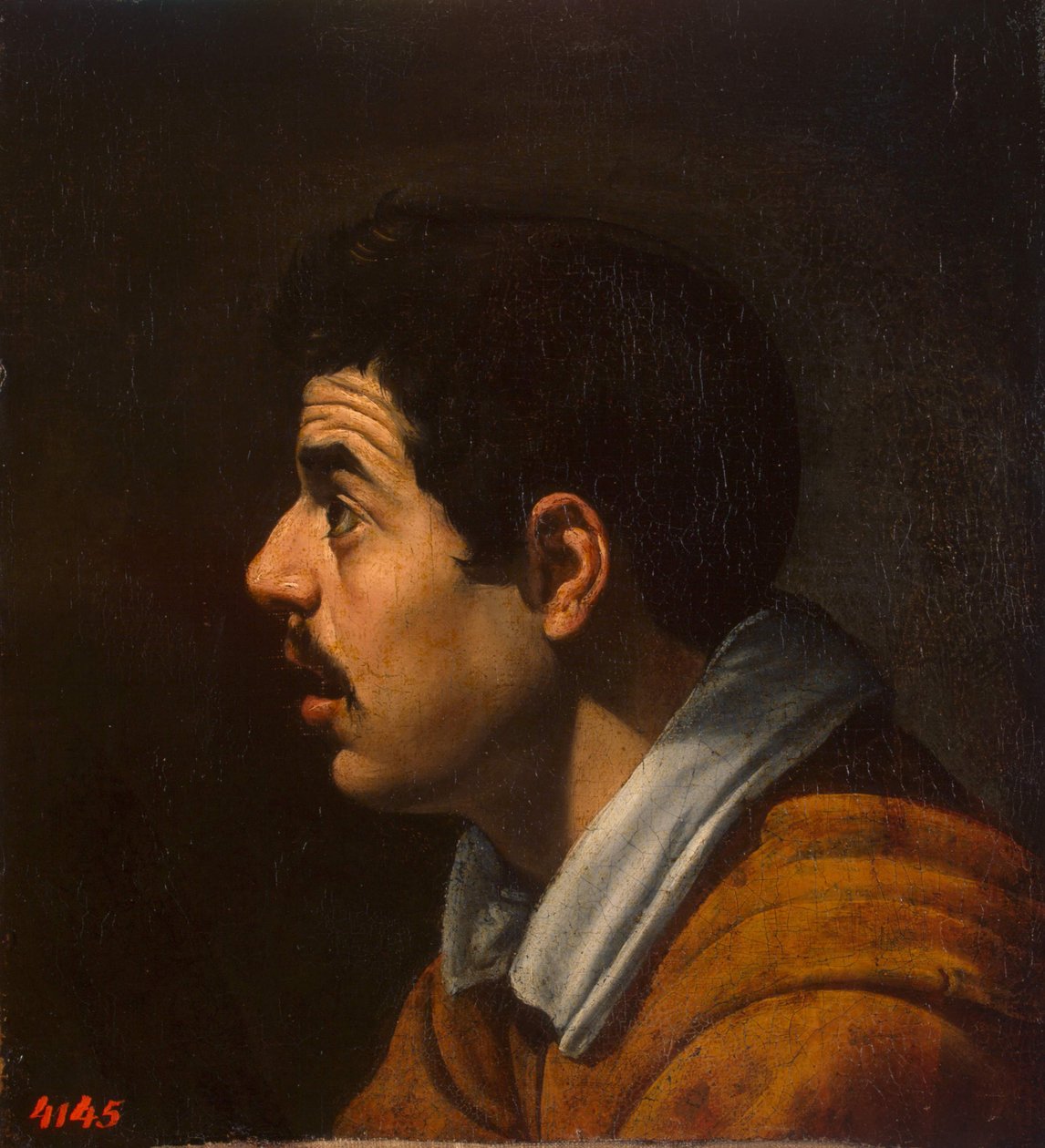 Leder for en mann i profil, ca. 1616-1617 av Diego Velázquez