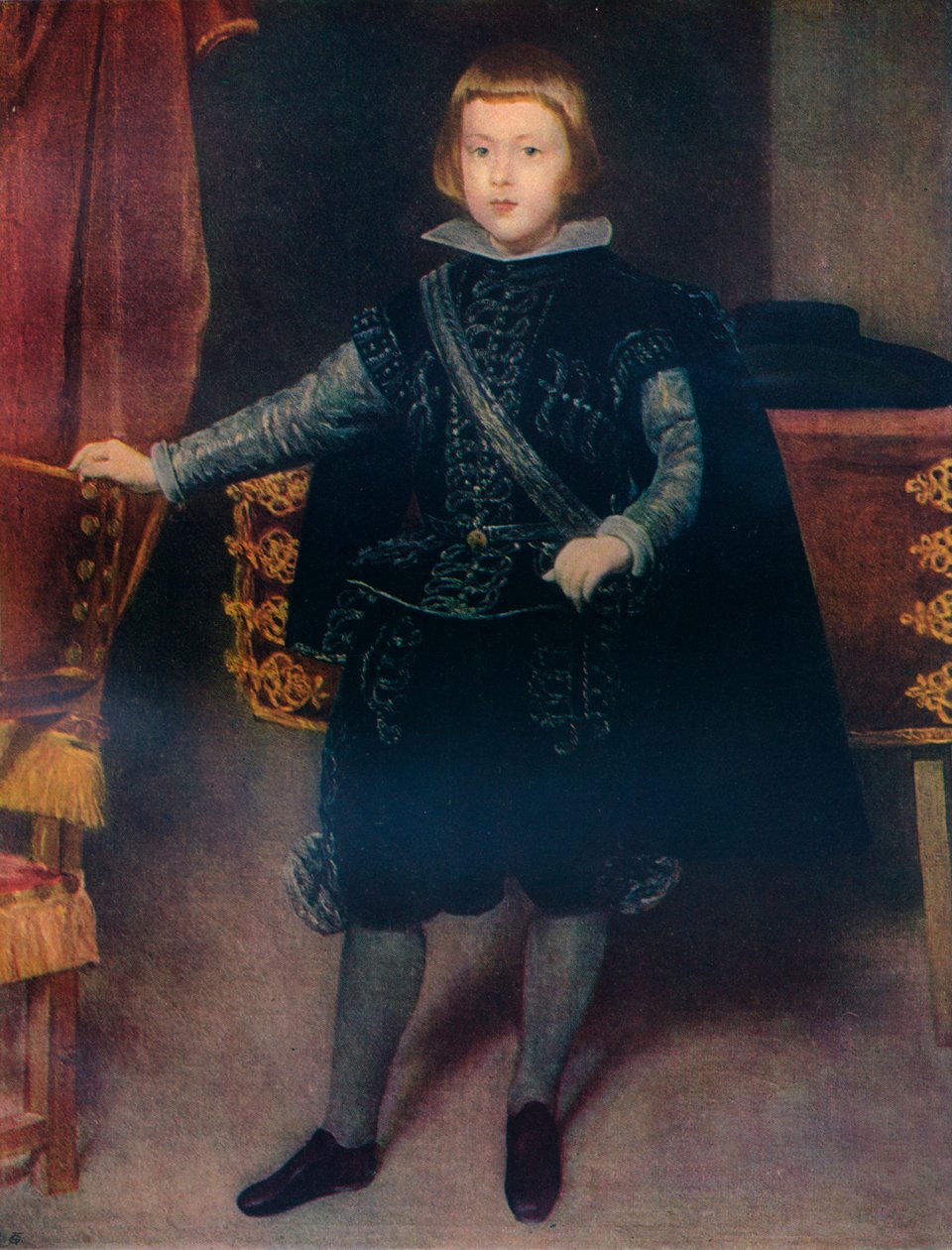 Spedbarn Baltasar Carlos 1629-1646, 1639 c1927 av Diego Velázquez