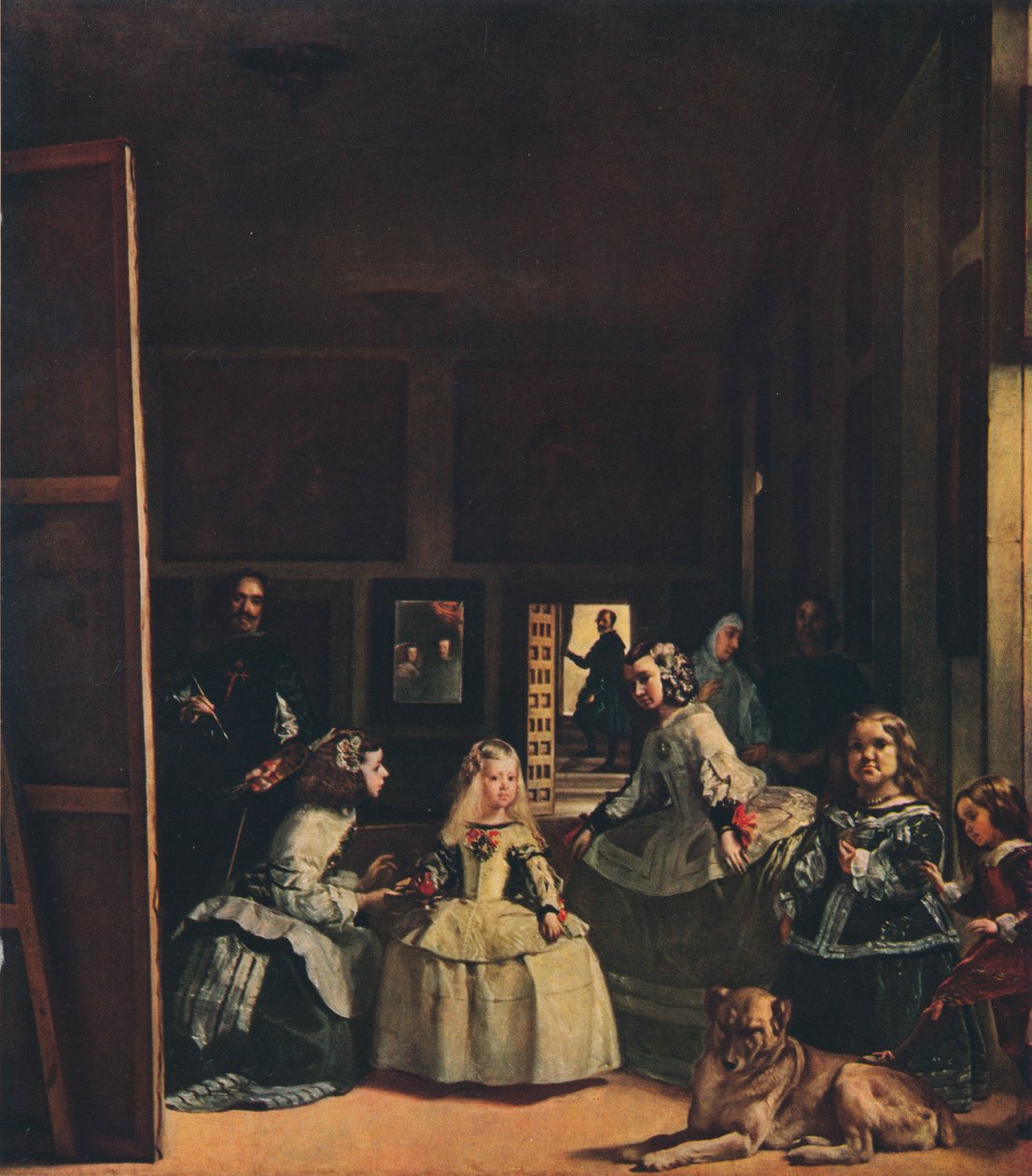 Las Meninas, eller familien til Felipe IV, c1656 av Diego Velázquez
