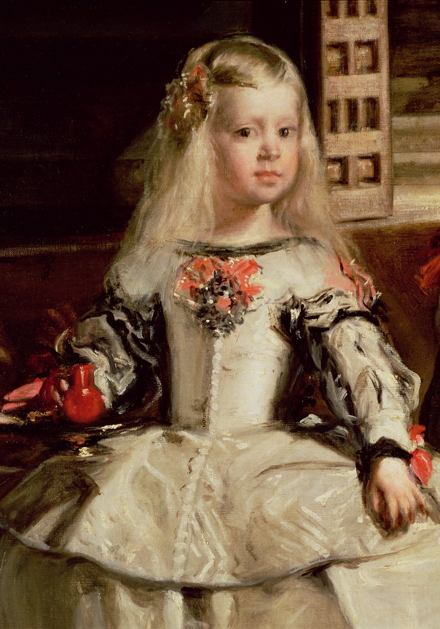 Las Meninas eller familien til Philip IV, ca. 1656 (detalj) av Diego Velázquez
