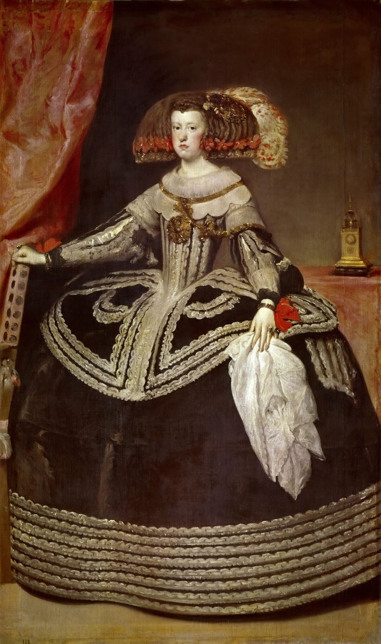Portrett av Mariana av Østerrike 16341696 av Diego Velázquez