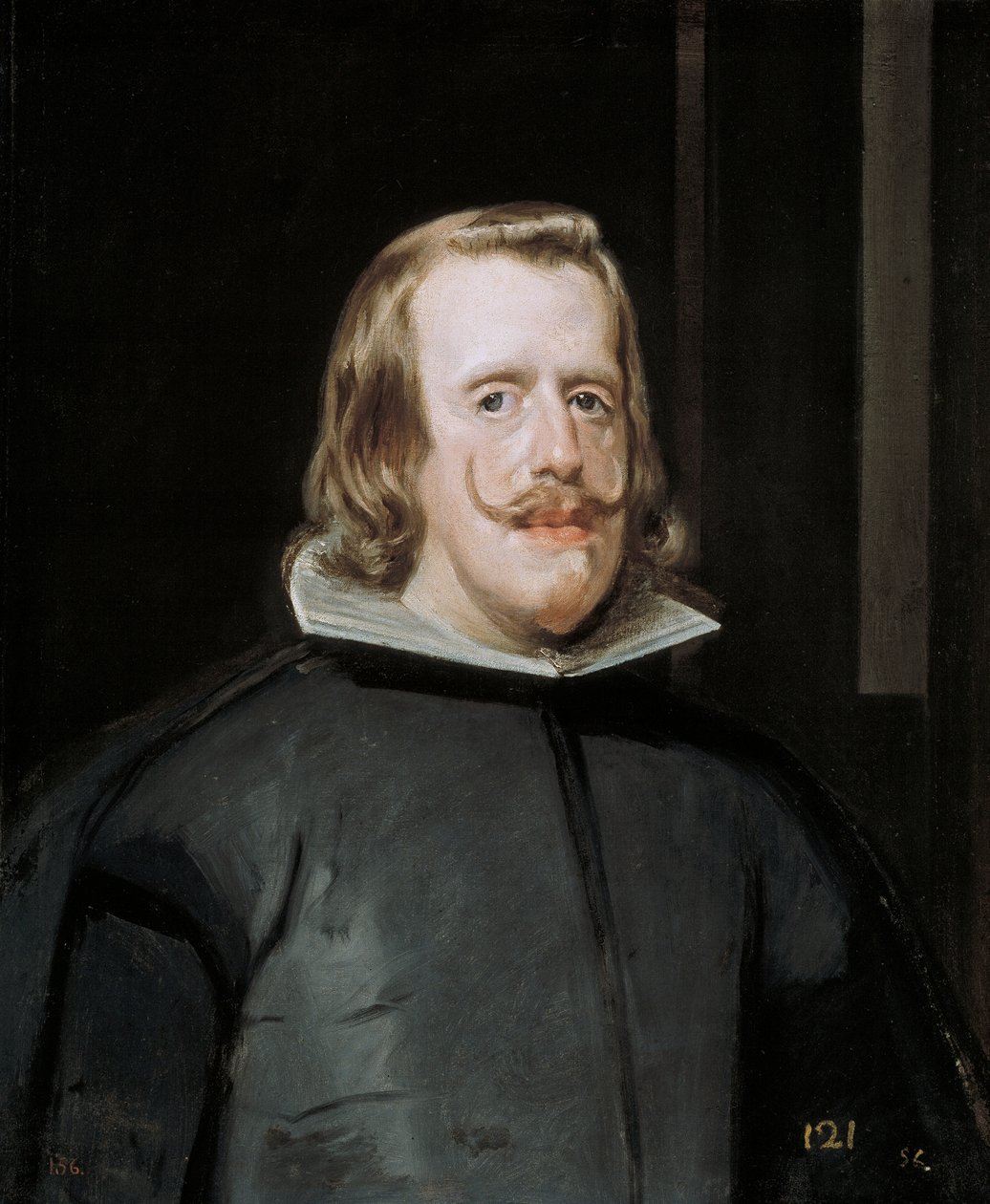 Portrett av Filip IV av Spania, ca. 1653 av Diego Velázquez