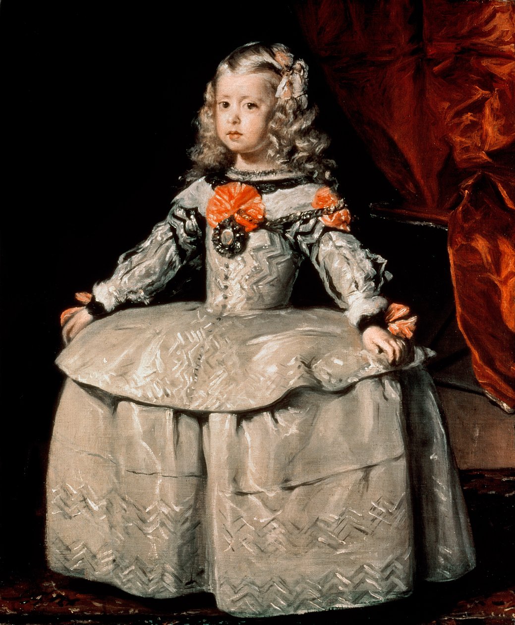 Portrett av Infanta Margarita (1651–73) i alderen fem, 1656 av Diego Velázquez