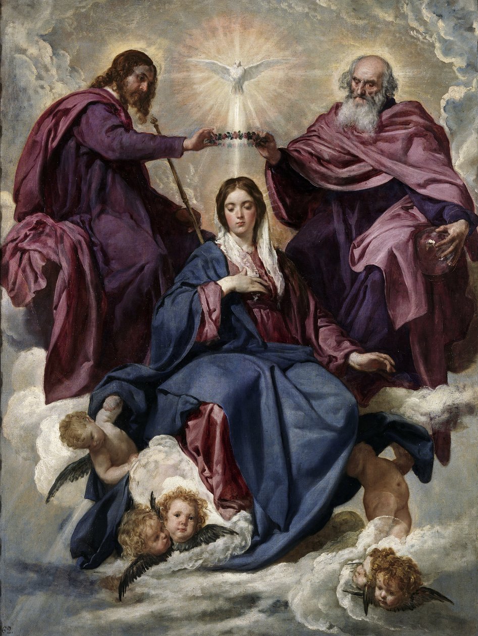 Jomfruens kroning, 1635-1636 av Diego Velázquez