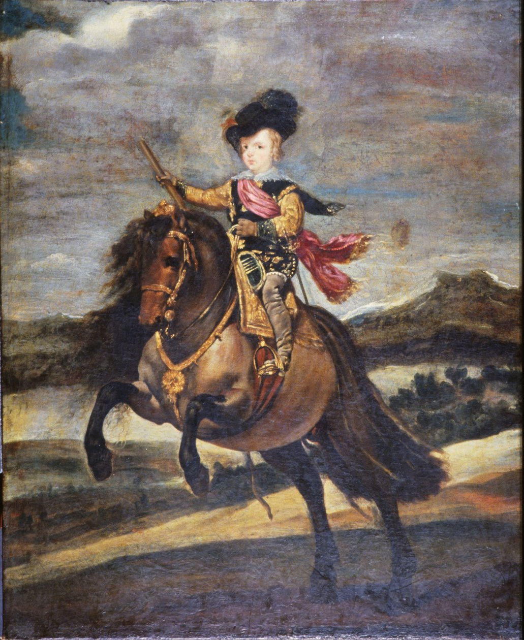 Infante Baltasar Carlos på hesteryggen av Diego Velázquez