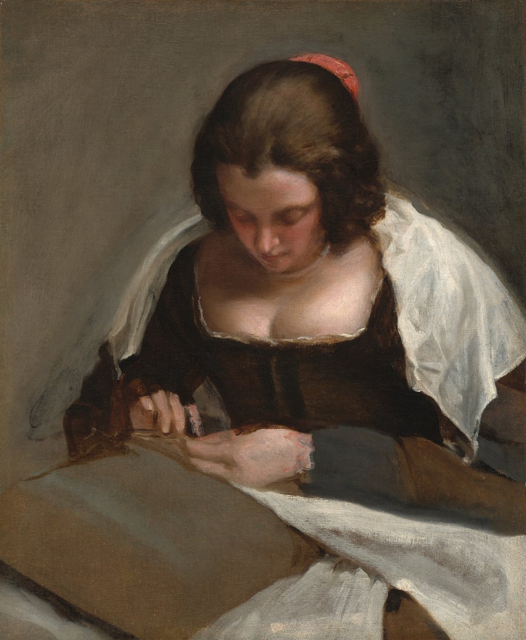 Nålkvinnen av Diego Velázquez