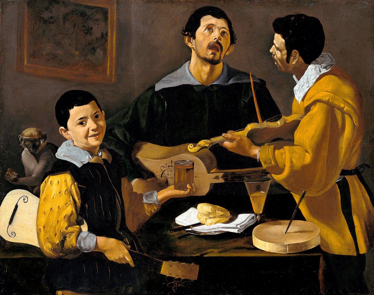De tre musikerne, ca 1616 av Diego Velázquez