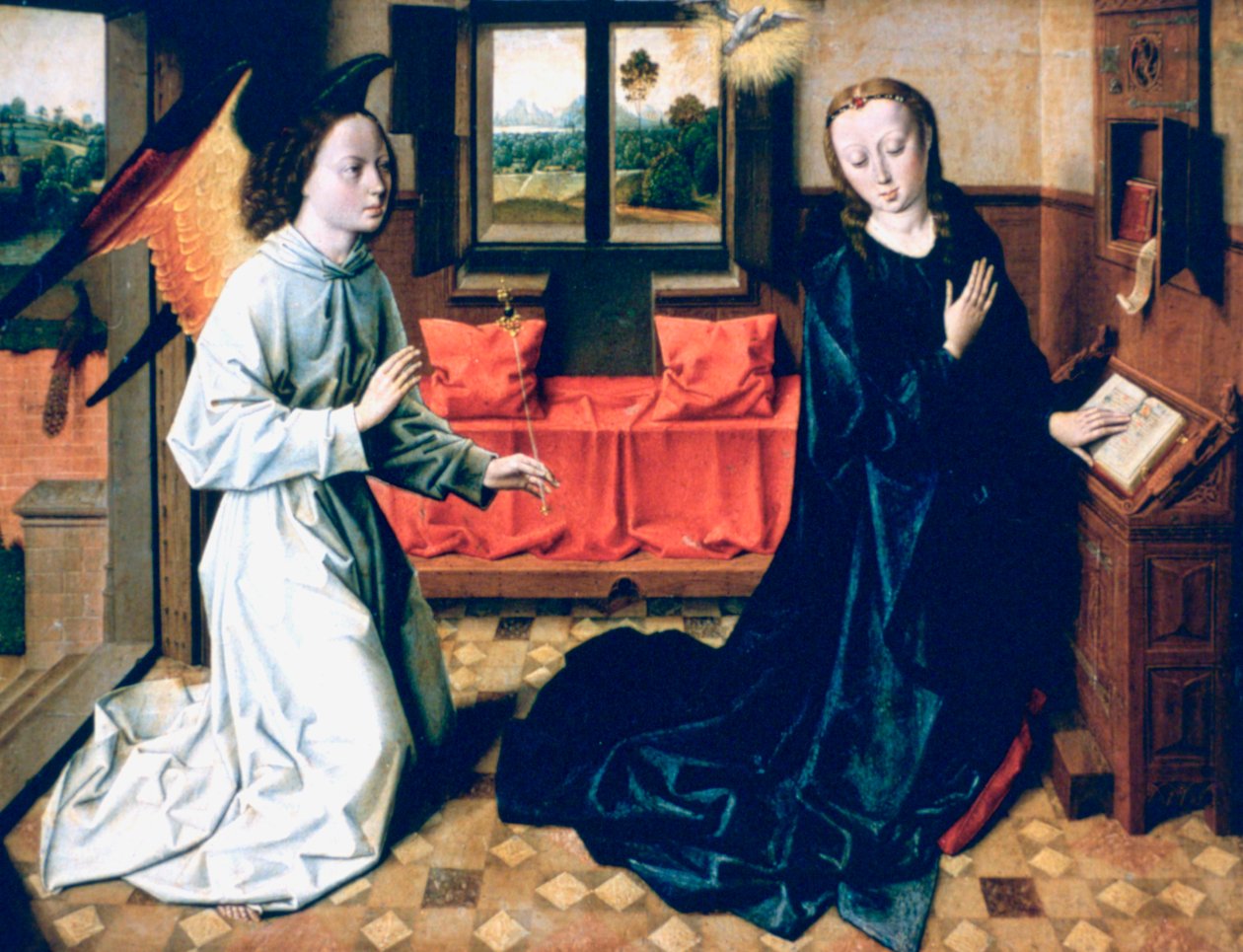 Bebudelsen, 1465-1470 av Dieric Bouts