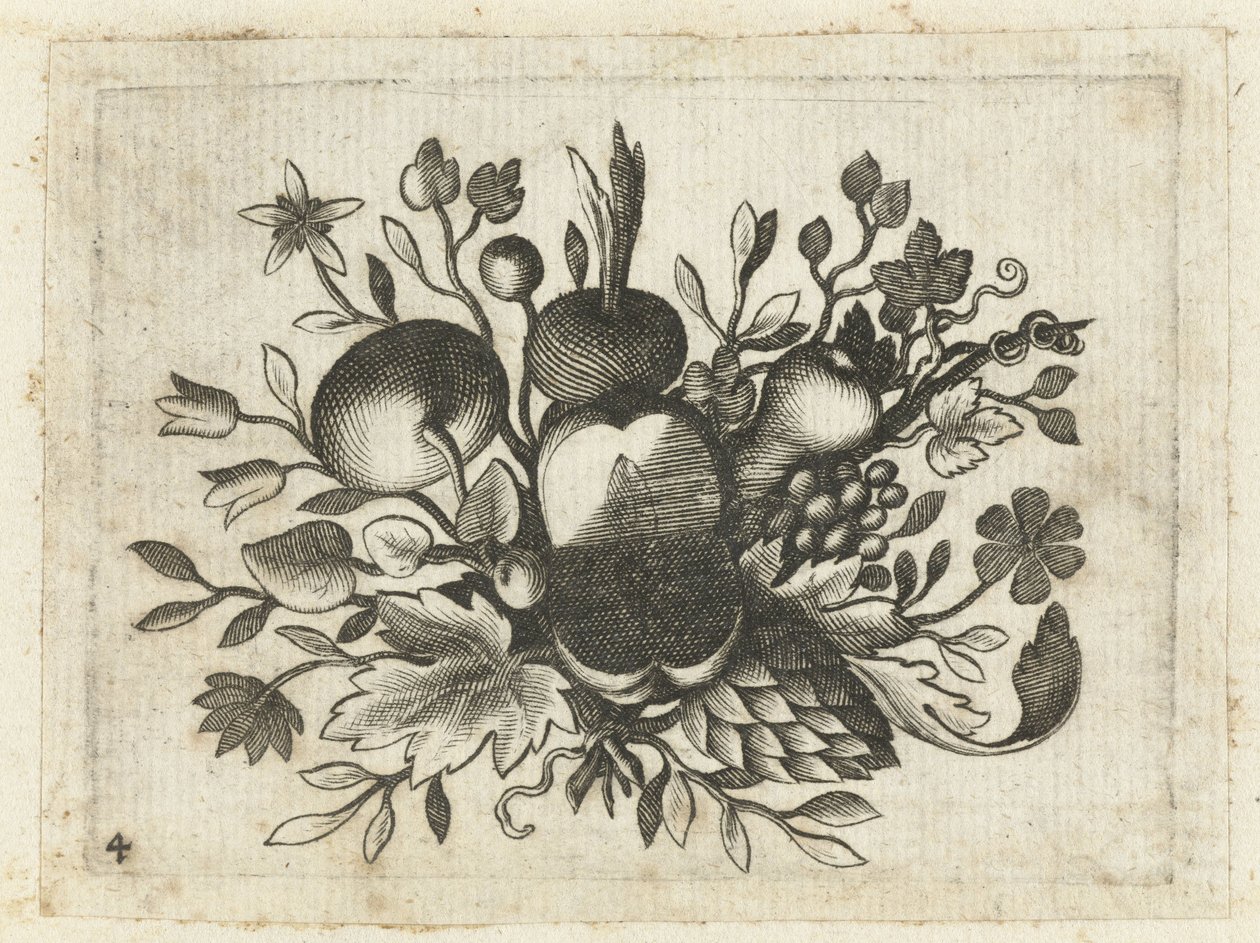 Festoen van Vrutten Liten fruktbok nyttig for reiser (serietittel) av Dietrich Krüger (attributed to)