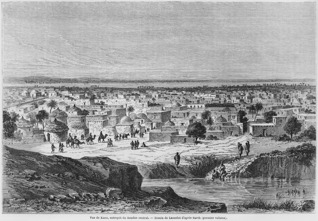 Utsikt over Kano, Nigeria, fra 