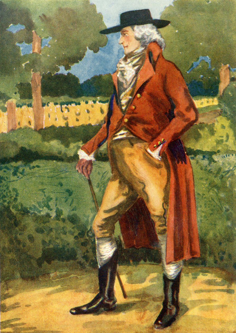 Mannens kostyme under George III (1760-1820) av Dion Clayton Calthrop