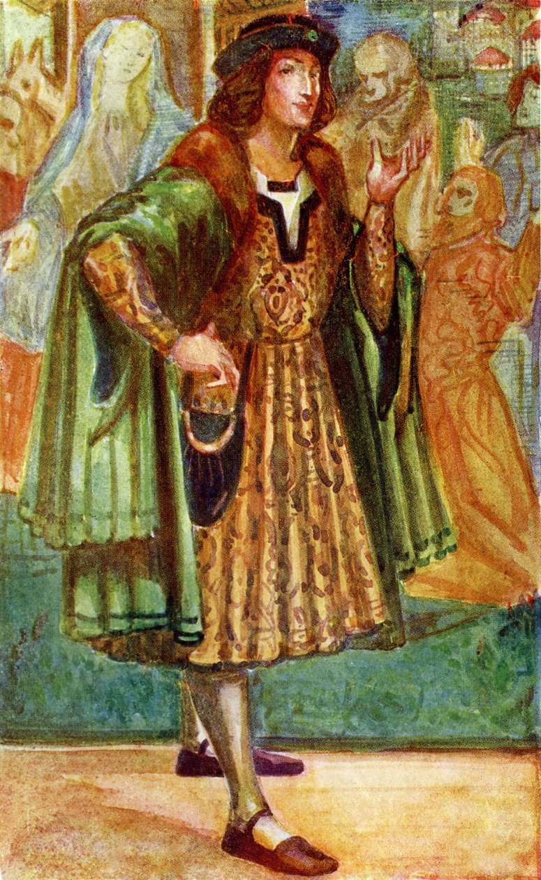 Mannens kostyme under Richard III (1483-1485) av Dion Clayton Calthrop