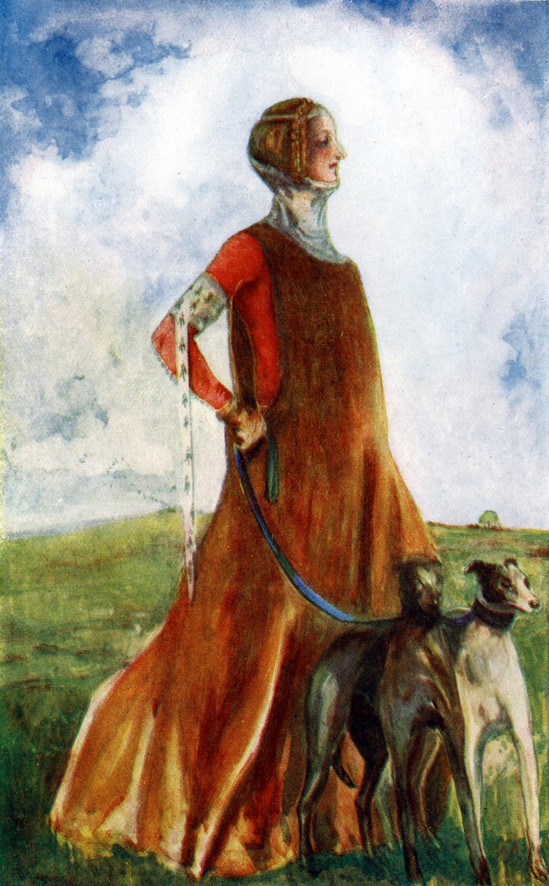 Damekostyme under Edward IIIs regjeringstid av Dion Clayton Calthrop