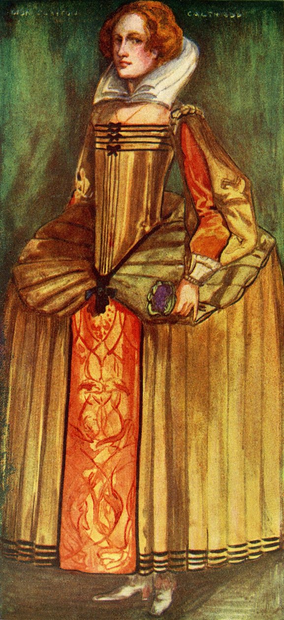 Damekostyme under Elizabeth I (1558-1603) av Dion Clayton Calthrop