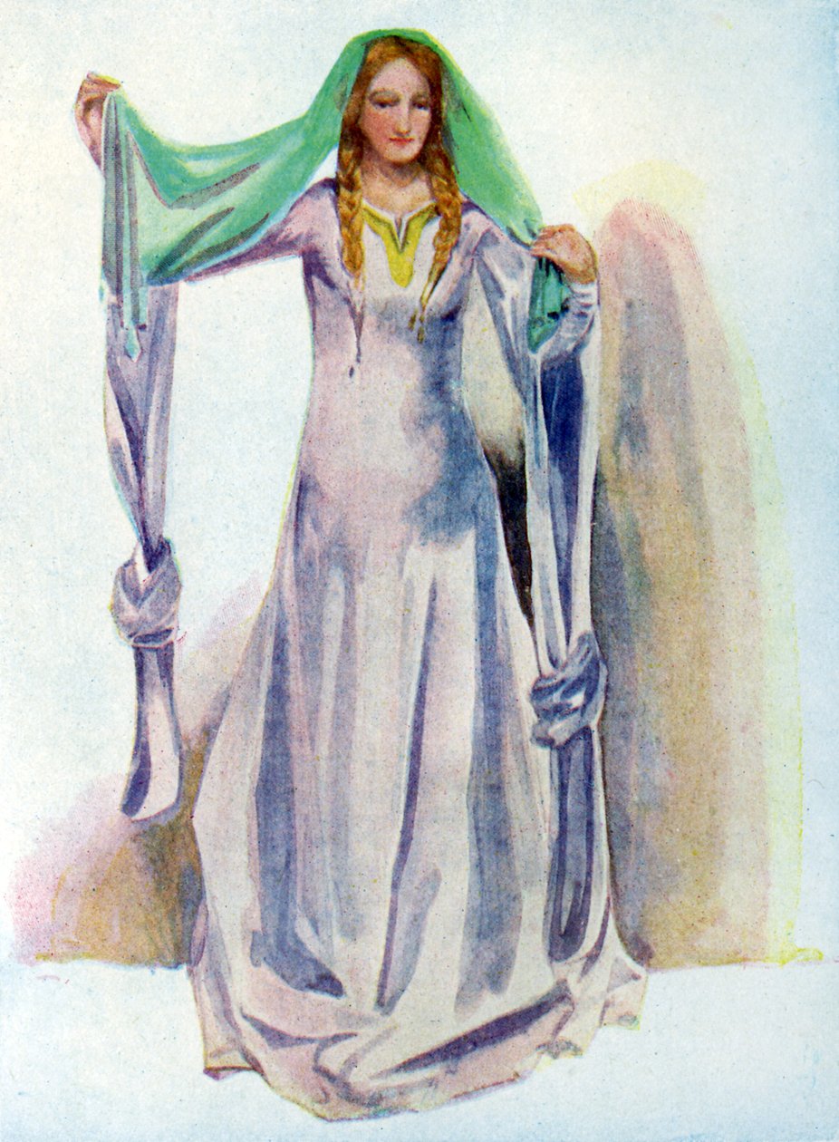 Damekostyme under Stephens regjeringstid (1135 -1154) av Dion Clayton Calthrop