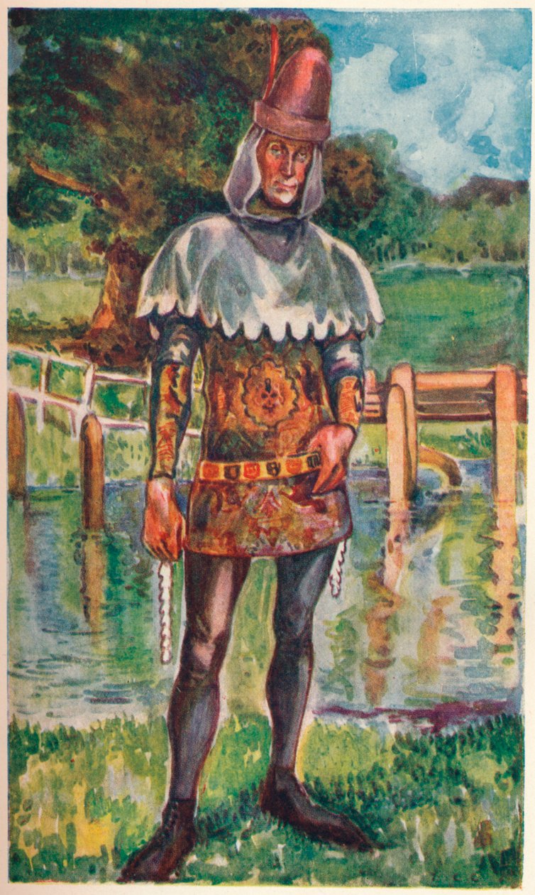A Man of the Time of Edward III, 1907 av Dion Clayton Calthrop