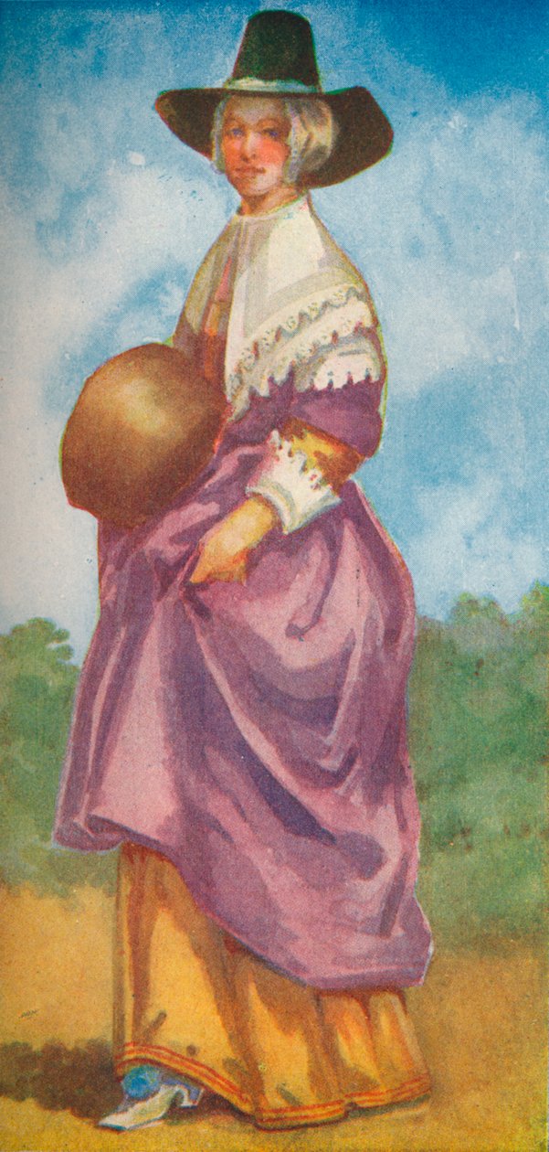 A Woman of the Time of Cromwells, 1907 av Dion Clayton Calthrop