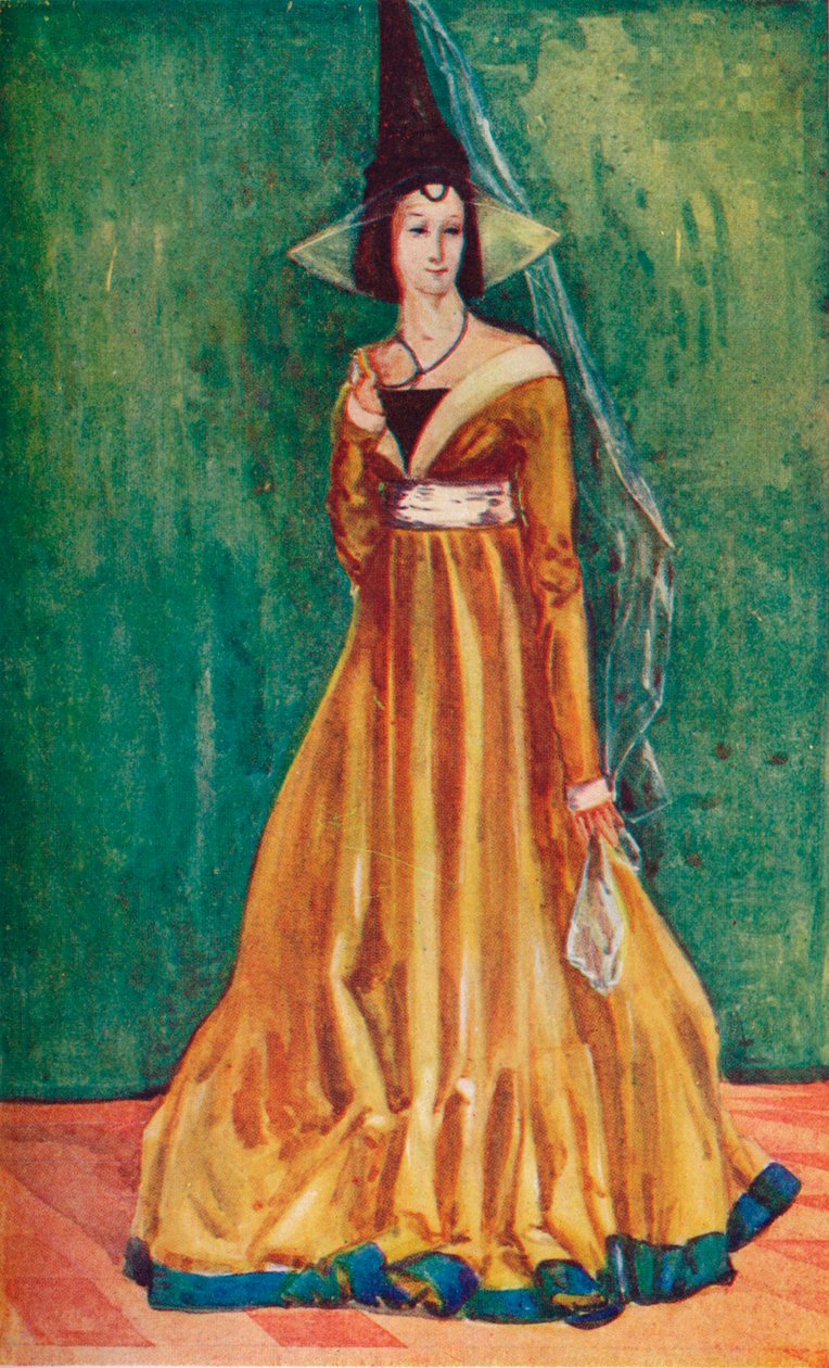 A Woman of the Time of Edward IV, 1907 av Dion Clayton Calthrop