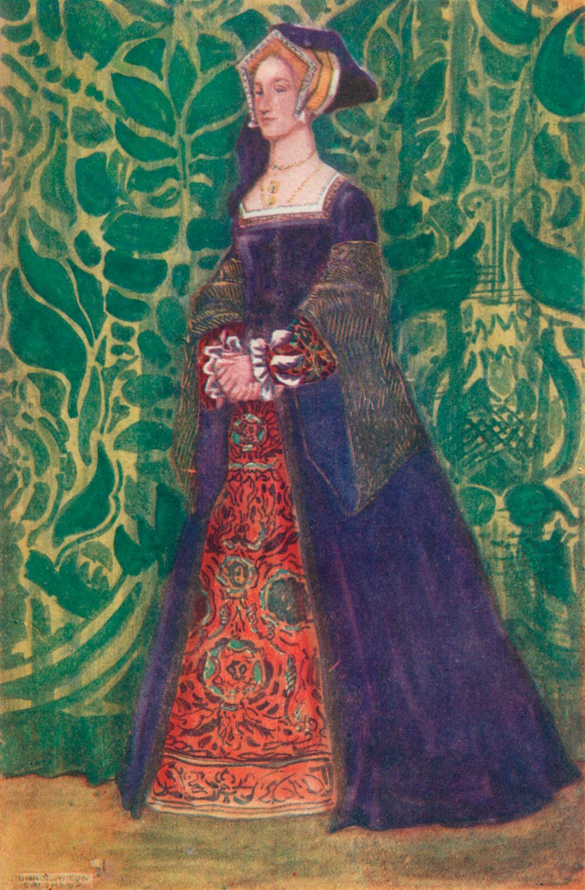 A Woman of the Time of Henry VIII, 1907 av Dion Clayton Calthrop