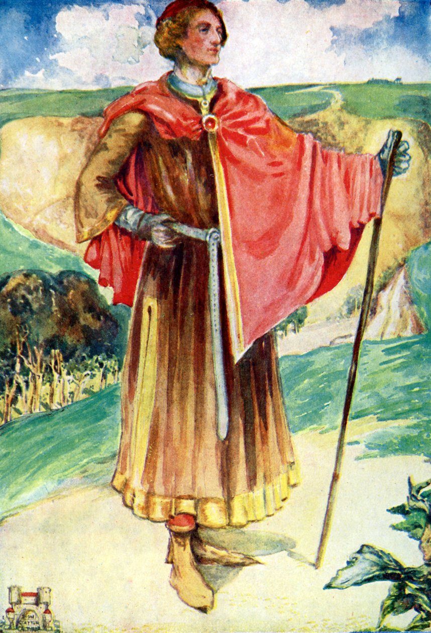 Mannens kostyme under Henry IIs regjeringstid (1154 -1189) av Dion Clayton Calthrop