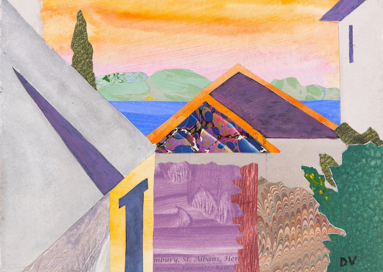 Trekanter (kollasje) av Dione Verulam