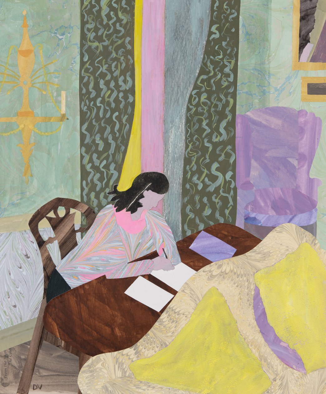 Arbeid (kollasj) av Dione Verulam