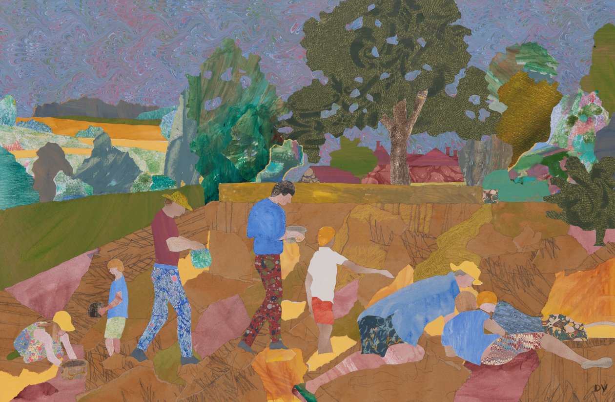 Gul ranglehøst (kollasje) av Dione Verulam