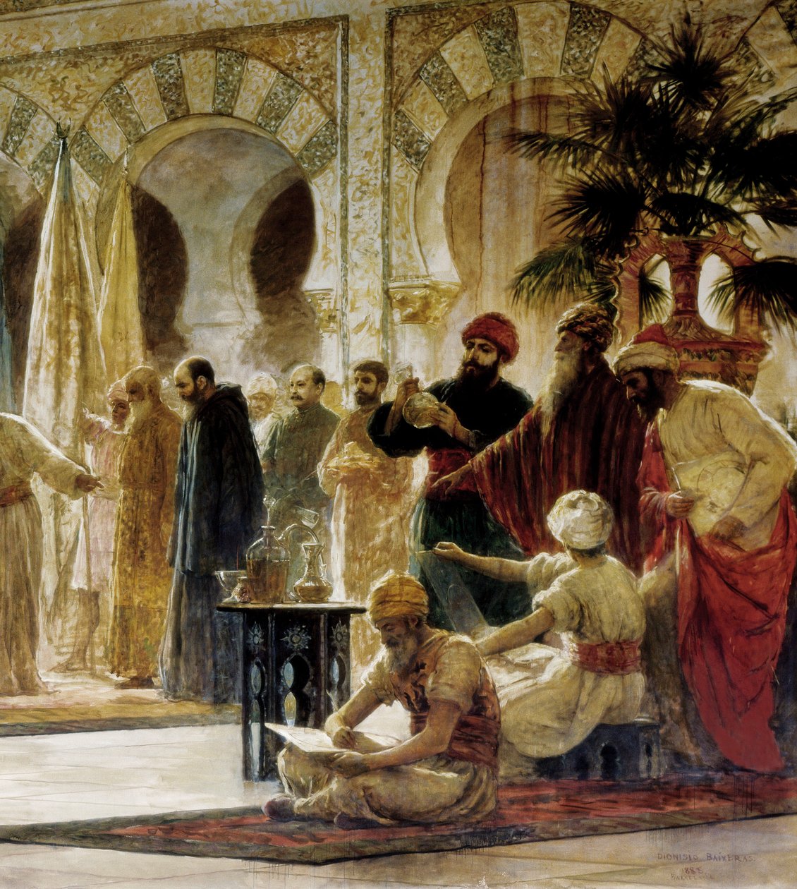 Abd Al-Rahman III, detalj av et maleri av Dionis Baixeras i Verdaguer av Dionisio Baixeras Verdaguer