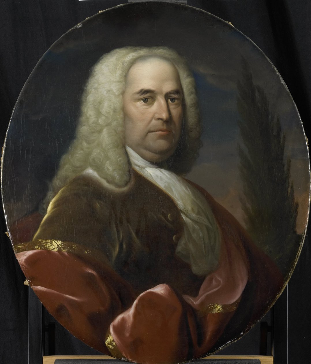 Portrett av Hugo du Bois, direktør for Rotterdam Chamber of the Dutch East India Company, valgt 1734 av Dionys van Nijmegen