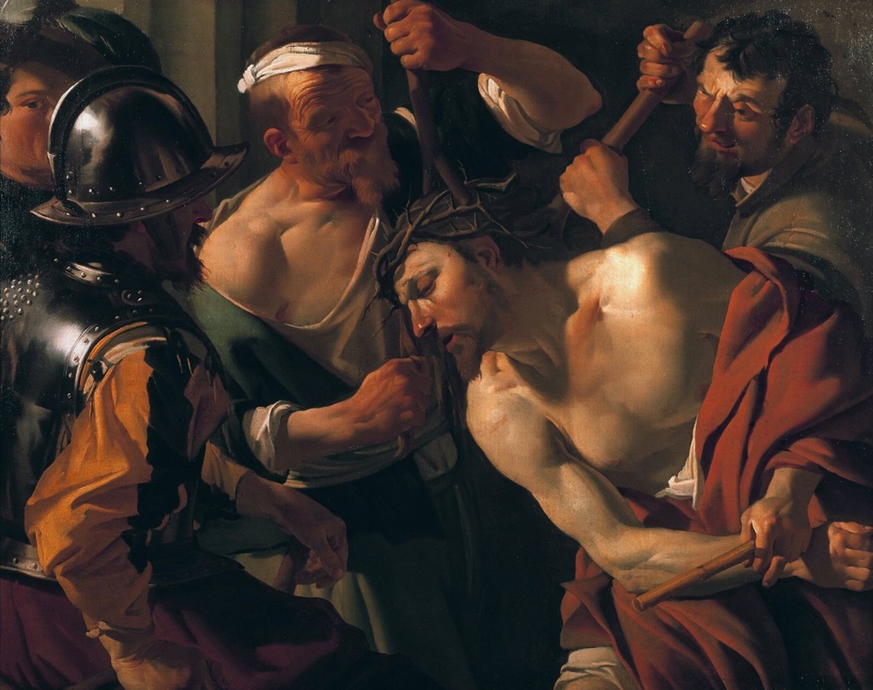 Engelsk: Kristus med tornekronen av Dirck van Baburen