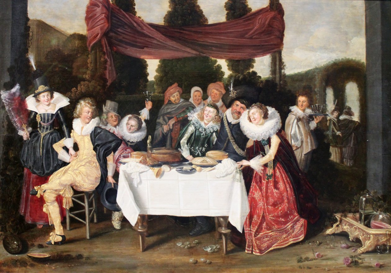 Glad selskap av Dirck Hals