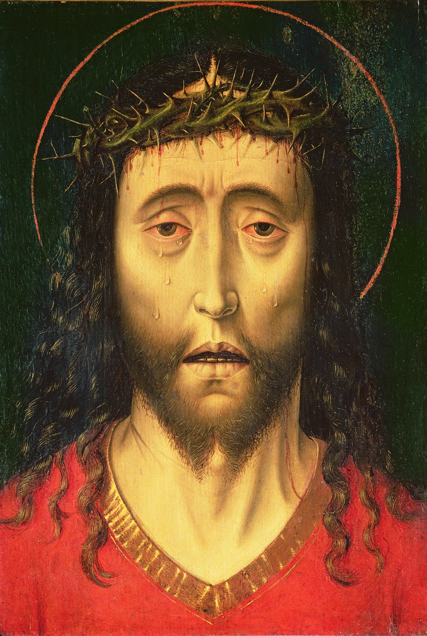 Kristus kronet med torner, ca. 1475 av Dirck Bouts