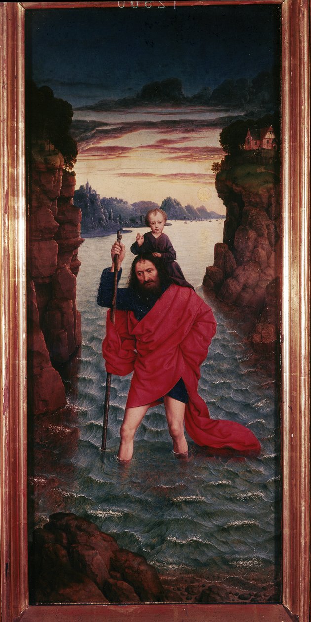 Den hellige Christopher av Dirck Bouts